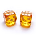 thumbnail image 4 of Bescon Dice Professional Precision Dice Round Corner 9/16" (14.3mm) with Random Serial Number,Precision Cut Dice 14.3MM 2pcs Set Solid Black, 4 of 6