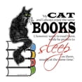 thumbnail image 2 of CafePress - Cat And Books 2 Mug - 11 oz Ceramic Mug - Novelty Coffee Tea Cup, 2 of 3
