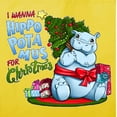 thumbnail image 4 of Inktastic I Wanna Hippopotamus for Christmas Cute Hippo Tote Bag, 4 of 4