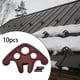 thumbnail image 5 of 10 protectores de nieve para techo, bloquean la acumulación de nieve, son fáciles de instalar y prácticos para juntas. Marrón, 5 of 8