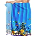thumbnail image 2 of HAPPY BAY Men's Pareo Swim Trunk Holiday Sarong Long Beach Wrap One Size Aquarium, Fish Summer Vacation Party, 2 of 5