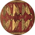thumbnail image 1 of Ahgly Company Indoor Round Persian Brown Traditional Area Rugs, 3' Round, 1 of 4
