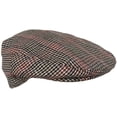 thumbnail image 2 of Plaid Wool Blend Ivy Scally Cap Houndstooth Driver Hat Newsboy Gatsby Cabbie, 2 of 3