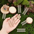 thumbnail image 6 of 40Pcs Miniature Wood Ladders 0.8x2.4 Inch Mini Wooden Step Ladders Garden Decoration Accessories Miniature Furniture Mini Garden Ornament for DIY Crafts Micro Landscape Prop Decorations, 6 of 7