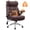 Coffee, variant on Big and Tall Office Chair 500lbs Ergonomic Desk Chair with Footrest, 4D Lumbar Support Gaming Chair, Scratch-Resistant Black Leather Reclining Swivel Computer Chair for Home Office