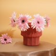 thumbnail image 4 of Florero decorativo Soledad maceta de resina creativa interior escritorio Naranja 9.5x12x12.5CM, 4 of 9