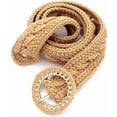 thumbnail image 3 of YooGuoGuo Fashion Simple Soft Cotton Rope Braided Woven Boho Waist Belt for Women for Dress Jeans, 3 of 7