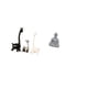 thumbnail image 5 of Estatua de alce y ciervo,Estatua de jirafa de cerámica,adorno moderno para decoración del hogar,Estatua de mono,Estatua de Buda Mono para Interiores y Exteriores Budista,Figuras en miniatura, 5 of 8