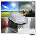 thumbnail image 2 of OMAC Full 15FT Car Protective Cover All Weather Outdoor Rain Dust Resistant Sedan, 2 of 6