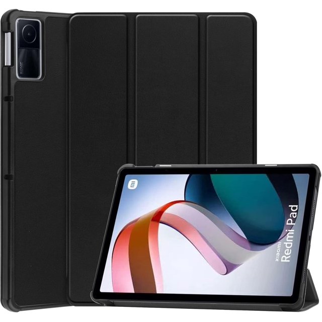Funda para tableta Xiaomi Redmi Pad 2022 de 10,61 pulgadas con función de encendido/apagado automático, funda protectora negra para tableta Redmi Pad 10,61 pulgadas 2022