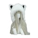 thumbnail image 1 of Gorros con capucha con temática de animales de gato, gorros con orejeras, gorros de disfraz de Halloween para fiesta de felpa suave y esponjoso de invierno, regalo de Navidad, 1 of 5