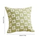 thumbnail image 4 of Funda de almohada con bordados florales para sofá y sala de estar | Funda de cojín de lino decorativa | Verde | 17,7 x 17,7 pulgadas o 13,8 x 19,7 pulgadas | Cremallera invisible | Pieza única, 4 of 7