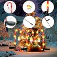 thumbnail image 4 of Goodwill 3 Pack Solar Candy Cane Lights Outdoor Pathway, Christmas Candy Cane with Santa Claus Markers Lights for Holiday Yard Lawn Garden Christmas Decorations, 4 of 8