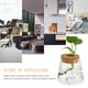 thumbnail image 2 of Jardinera de cristal de escritorio 2 unids Chic Hydroponics Jase Junter Glass Jase para el hogar, 2 of 6