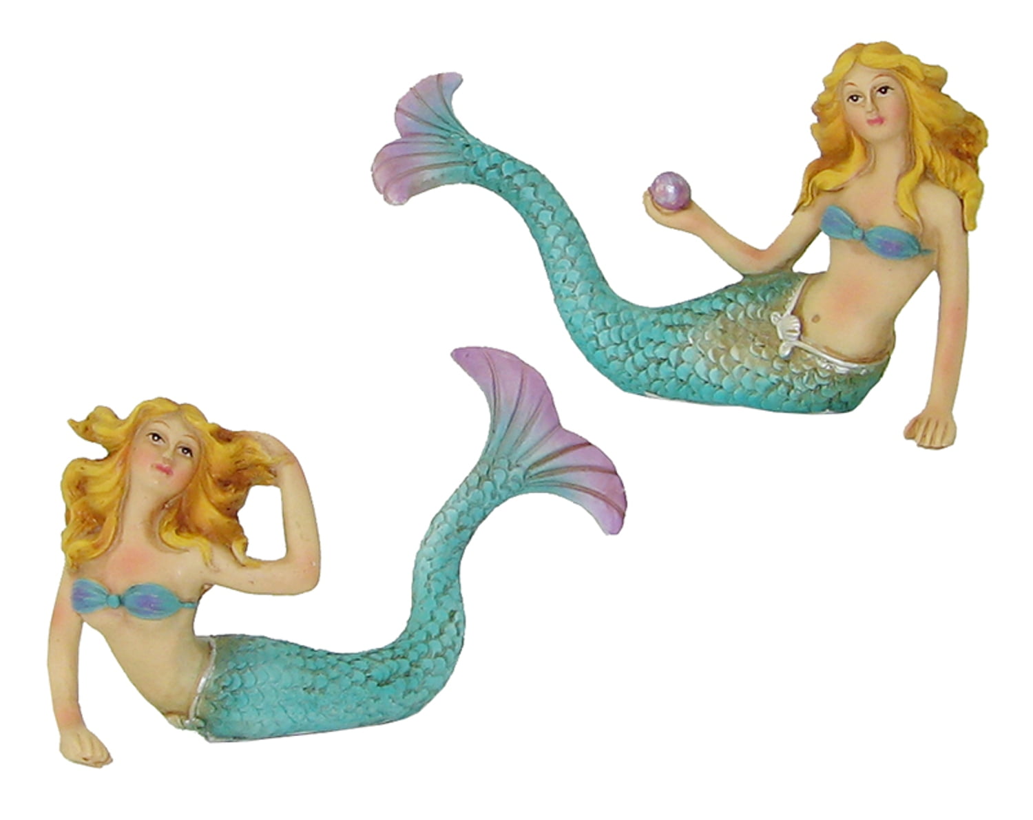 plastic mermaid figurines