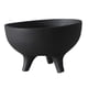 thumbnail image 4 of Maceta de cerámica con trípode, bandeja Ding, adorno de mesa, maceta decorativa hecha a mano para decorar la entrada, multifuncional Negro 17x10cm, 4 of 9