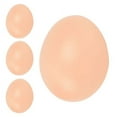 thumbnail image 2 of Zhaomeidaxi Hyper-Realistic White/Nature Plastic Eggs - Fake Easter Eggs for Dyeing, Painting, Decorating, Crafting, Pretend Play Simulation Toys, Fake Food, and Nest Box Training 4/8/12/40pcs, 2 of 10
