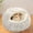 White, variant on Oneshrt Round Hooded Cat Bed & Dog Bed with Cover Cave, Dog Bed for Small Dogs, Plush Cuddler Round Coved Cat Bed Self Warming Dog Bed Fits up to 12 lbs Pets(Gray, 15.75*15.75 Inch)