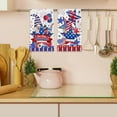 thumbnail image 6 of 4th of July Kitchen Towels, 4th of July Dish Towels Set of 2, Fourth of July Gnomes with Stars Stripes Patriotic Red Blue Hand Tea Towels for Housewarming Gifts Decorations for Home (18x26 Inches), 6 of 6