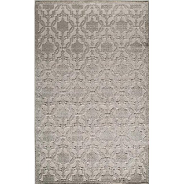 Rugs America 25996 Riviera Cream Rectangle Oriental Rug, 5 x 8 ft.