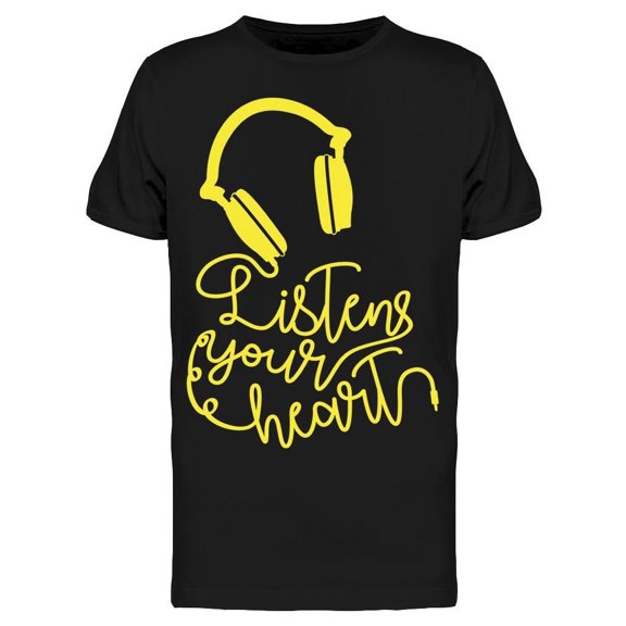Listen Your Heart Tee Men's -Image by Shutterstock