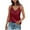Red, variant on Lixiuxyad Camisole Casual Tanks Summer V Neck Tank Tops For Women Silk Satin Summer Sleeveless Camisole Straps Top(Black L)