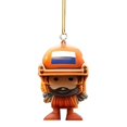 thumbnail image 4 of Dsscvnef 3Interesting Super Wrist Style Rugby Player Acrylic Statue Keychain 2D Design A Sports Souvenir That Fans Can Collect Flower Strings Curtain Snowy Garland with Berries, 4 of 8