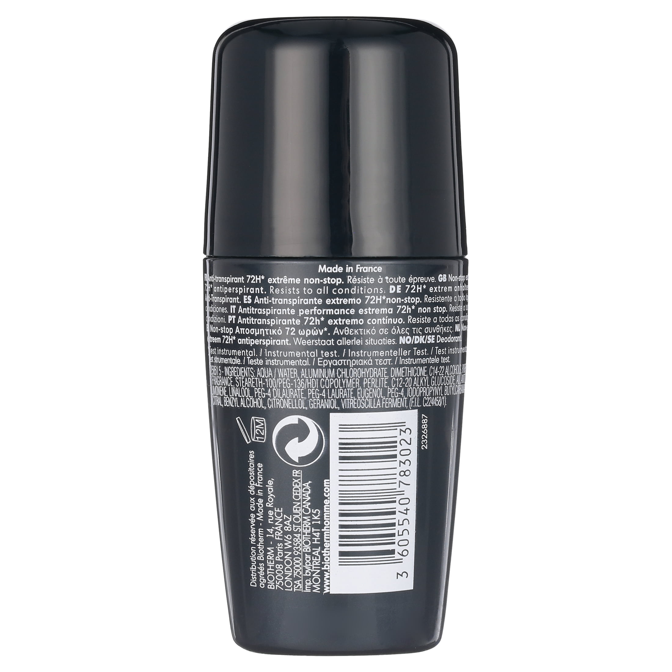 Skylight Roux reference Biotherm Homme Day Control 72H Anti-Perspirant Roll-On, 2.53 oz -  Walmart.com