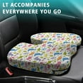 thumbnail image 4 of Premium Dinosaur Pattern Memory Foam Seat Cushion Ergonomic Chair Pad for Office Chair, Car, Airplane & Bleachers Sciatica, Tailbone Hip & Back Pain Relief - Chair Cushion for Long Office Workers., 4 of 5