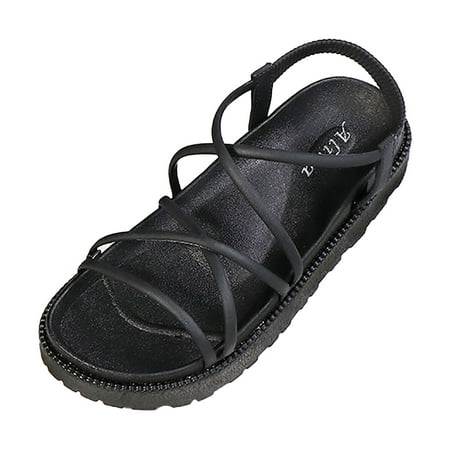 

KI-8jcuD Birthday Gifts For Her Women S New Roman Style Thick Bottom Fairy Style Beach Flat Sandals Suede Sandals Women Womens Platform Wedge Sandals Jelly Slides Sandals For Women Bridal Sandals Fo