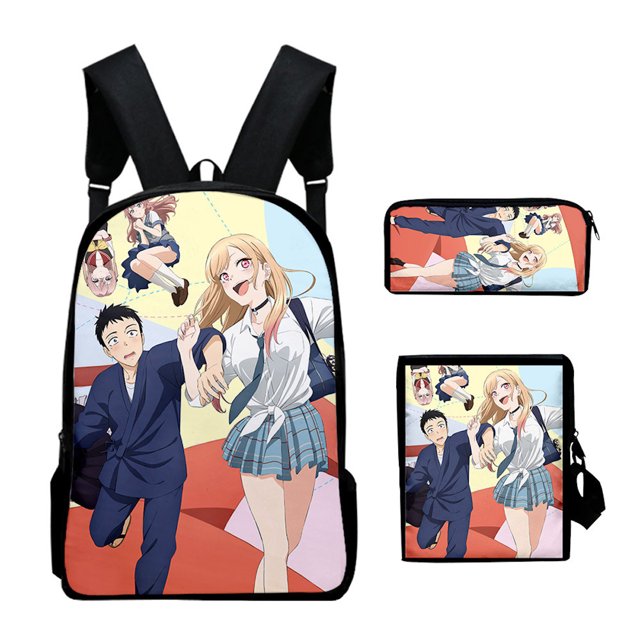 Set de mochila My Dress Up Darlings Cartoon Kids School, 3 unidades