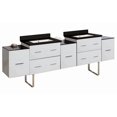 thumbnail image 1 of Imaginations Américaines 88.5 pouces W Vanity Set Blanc, 1 of 1
