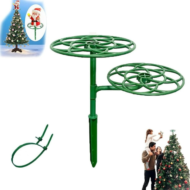 Soportes para La Punta Del Árbol de Navidad Pick Fix Christmas Twists Soportes para La Punta Del Árbol de Navidad Soportes para La Punta Del Árbol de Navidad Estabilizador Moderno para Fiestas