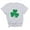 White, variant on VBTAPA St Patricks Day Women Short Sleeve Summer T-Shirts Lucky Shamrock Shirts Irish Clover Graphic Tees Funny Holiday Tops Black L