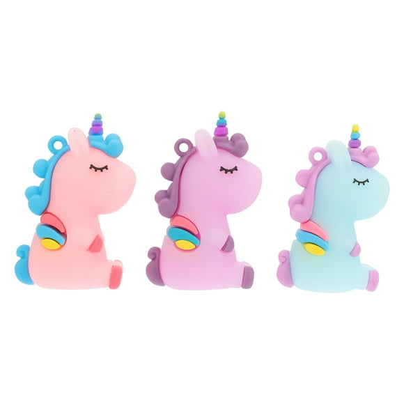 3pcs Unicorns Cake Decor Topper Figures Unicorns Cake Decorations kids Toy