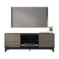 thumbnail image 2 of Nexera Rhapsody TV Stand with Shelves for TVs up to 80 in., Nutmeg and Black, 2 of 6