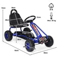 thumbnail image 3 of Go Kart de Pedales Costway para Niños Azul 92 x 50 x 53 cm, 3 of 10