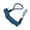 Blue, variant on Mosiee Bike Spring Cable Lock Anti-Theft Rope Computer Lock Anti-Loss Wire Rope 1.2-2M Blue 2M