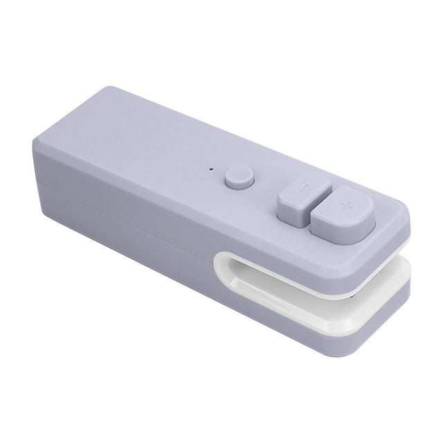 HOZADOIE Heat Sealing Machine Home Essentials USB Charging Sealer Small Convenient Sealing Clip Snack Fresh-Keeping Seal Household Hand-Press Mini Heat Sealing Machine