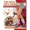 thumbnail image 6 of Women Slipper Socks Non Slip Fuzzy Fluffy Thick Warm Cabin Cozy Comfy Soft Fleece Home Grips Socks 1Pairs, 6 of 6