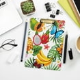 thumbnail image 7 of FMSHPON Tropical Flowers Leaves Butterflies Clipboard Hardboard Wood Nursing Clip Board and Pull for Standard A4 Letter 13x9 inches, 7 of 7