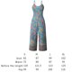 thumbnail image 2 of Qarigey Monos estampados para mujer, mamelucos con cremallera de pierna ancha sin mangas de verano Ropa, zapatos y accesorios Miscelánea, 2 of 6