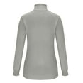 thumbnail image 5 of ibuvkizy Mens Turtleneck Sweaters Fashion Men's Solid Temperament Long Sleeve Keep Warm Turtleneck Sweater Gray,XL, 5 of 5