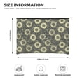 thumbnail image 4 of Fotbe Sunflowers Reusable Cosmetic Bag Makeup Bag for Women Large Travel Cosmetic Pouch Girls' Make Up Organizer, 4 of 8