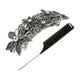 thumbnail image 1 of Professional Hair Comb Fine Weaving for Salon Styling Brush Black with Hair Clip, 1 of 9
