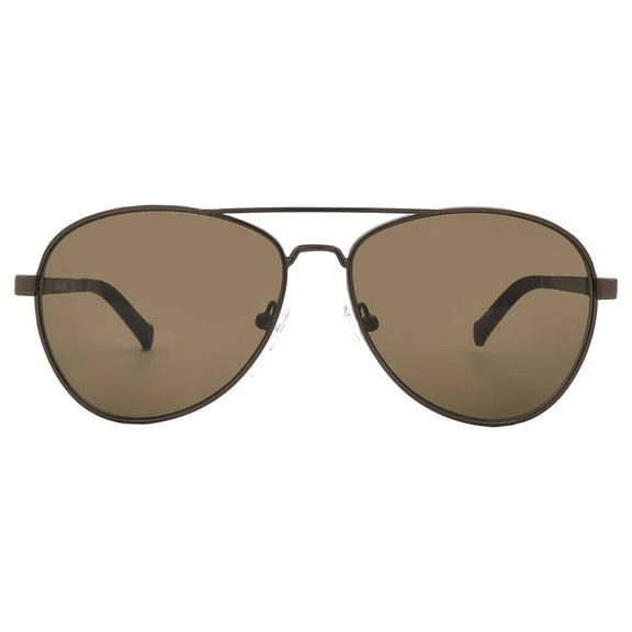 Timberland Mens Copper, Metal Aviator Sunglass, Brown Lens TB7147 49E