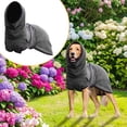thumbnail image 2 of Dog Clothes, Pet Clothes - Qyaukm Dog Sweater, 1Pc Dog Sweater for Small Dogs, Dog Clothe for Small Dogs Girl Boy, Ultra Soft and Warm Puppy Sweater Dog Coat for Winter (Dark Gray Xxxxxl), 2 of 9