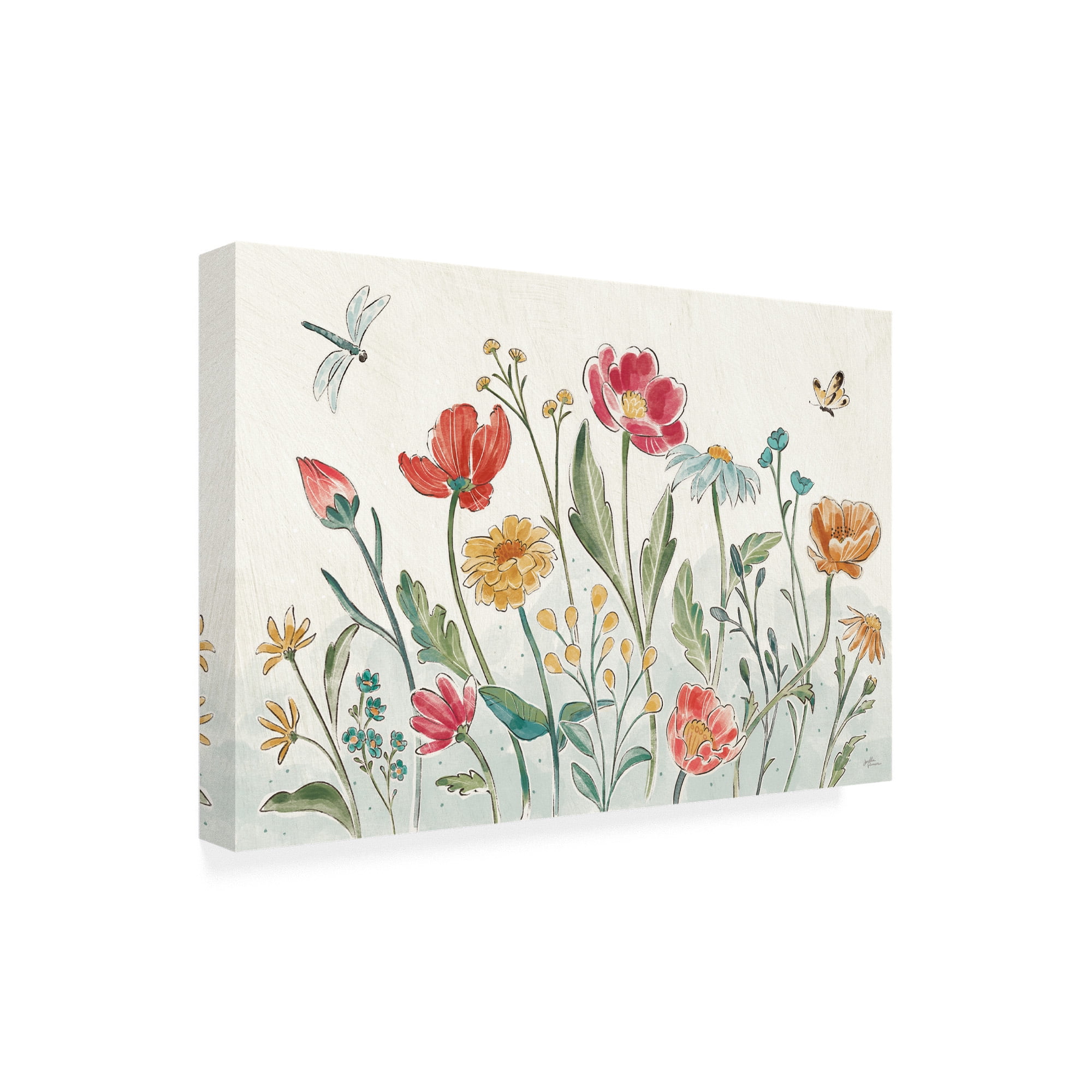 Trademark Fine Art 'Boho Field I' Canvas Art by Janelle Penner