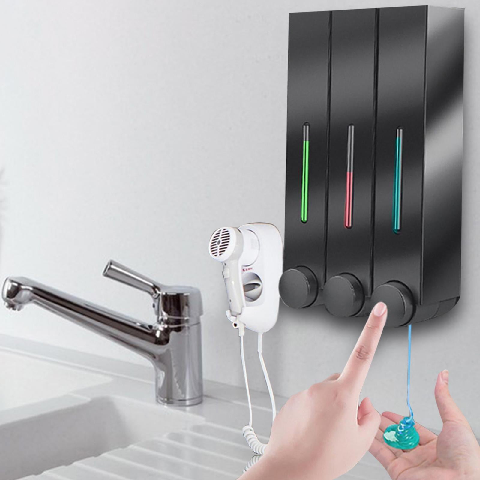 Soap Dispenser Pump Bottles Manual Lotion Liquid Gel Dispenser Wall Mount for Kitchen Bathroom ,