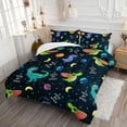 thumbnail image 2 of Hosima 3-Piece 3D Digital Printed Comforter Series of Children's and Adult Bedding with Various Lovely Patterns,DKC93-Full-C, 2 of 8